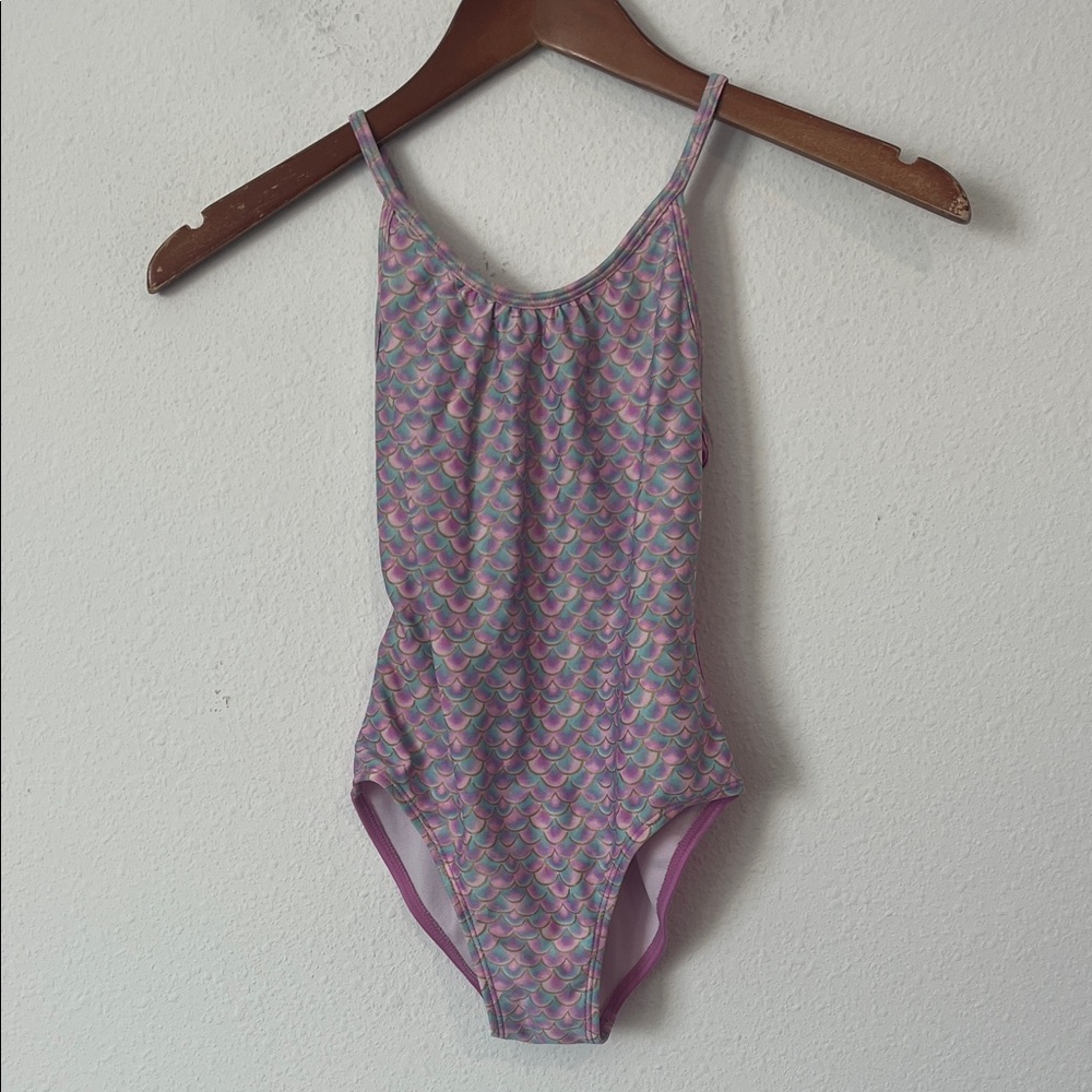 More Than Magic Girls Mermaid Pattern One Piece Swimsuit